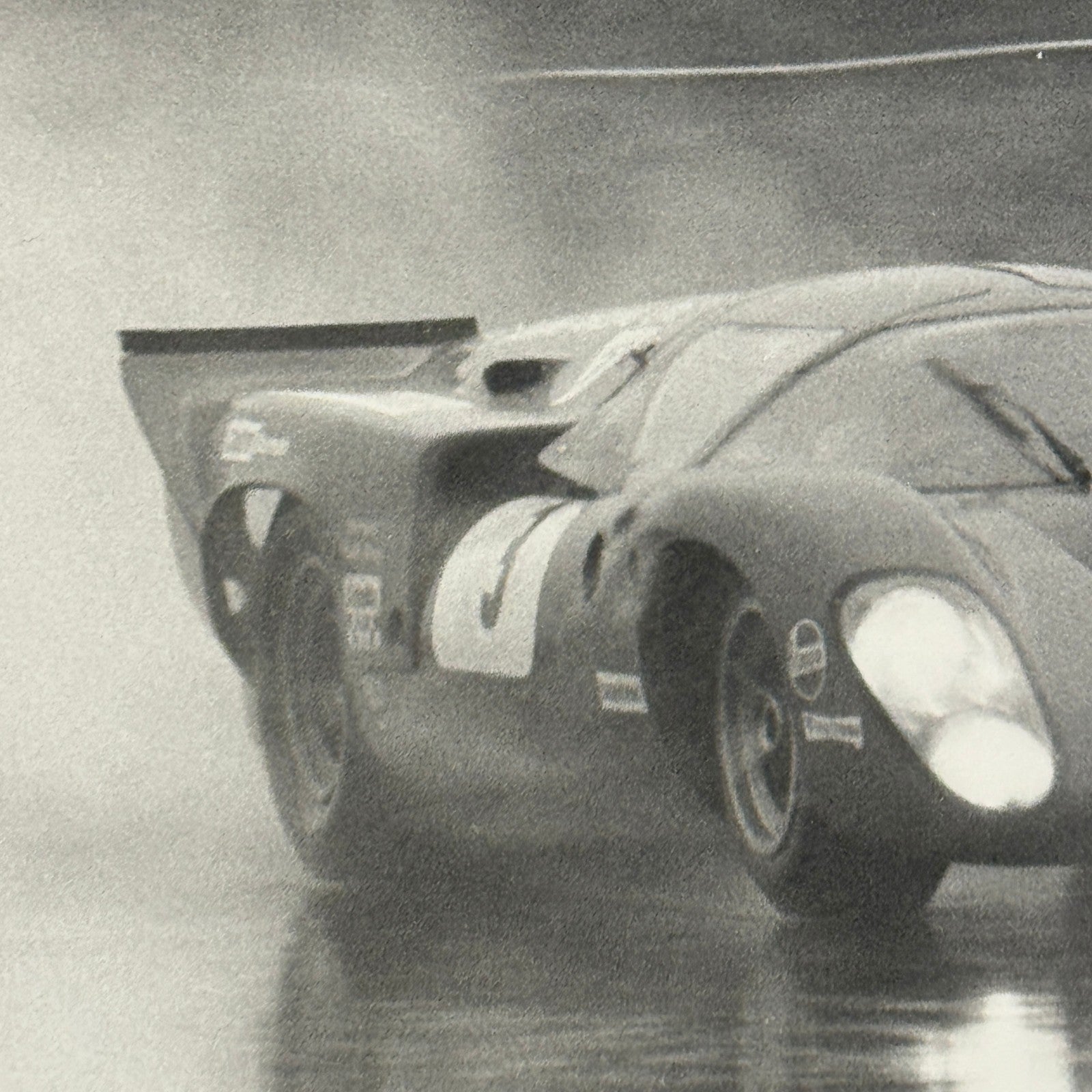 Vintage Racing Photo Photograph Lola T70 Paul Hawkins 1969
