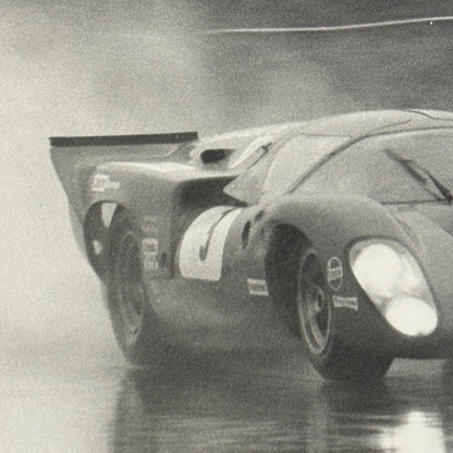 Vintage Racing Photo Photograph Lola T70 Paul Hawkins 1969