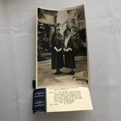 Press Photo Photograph Society Women Mrs Silas Strawn William M Butterworth 1931