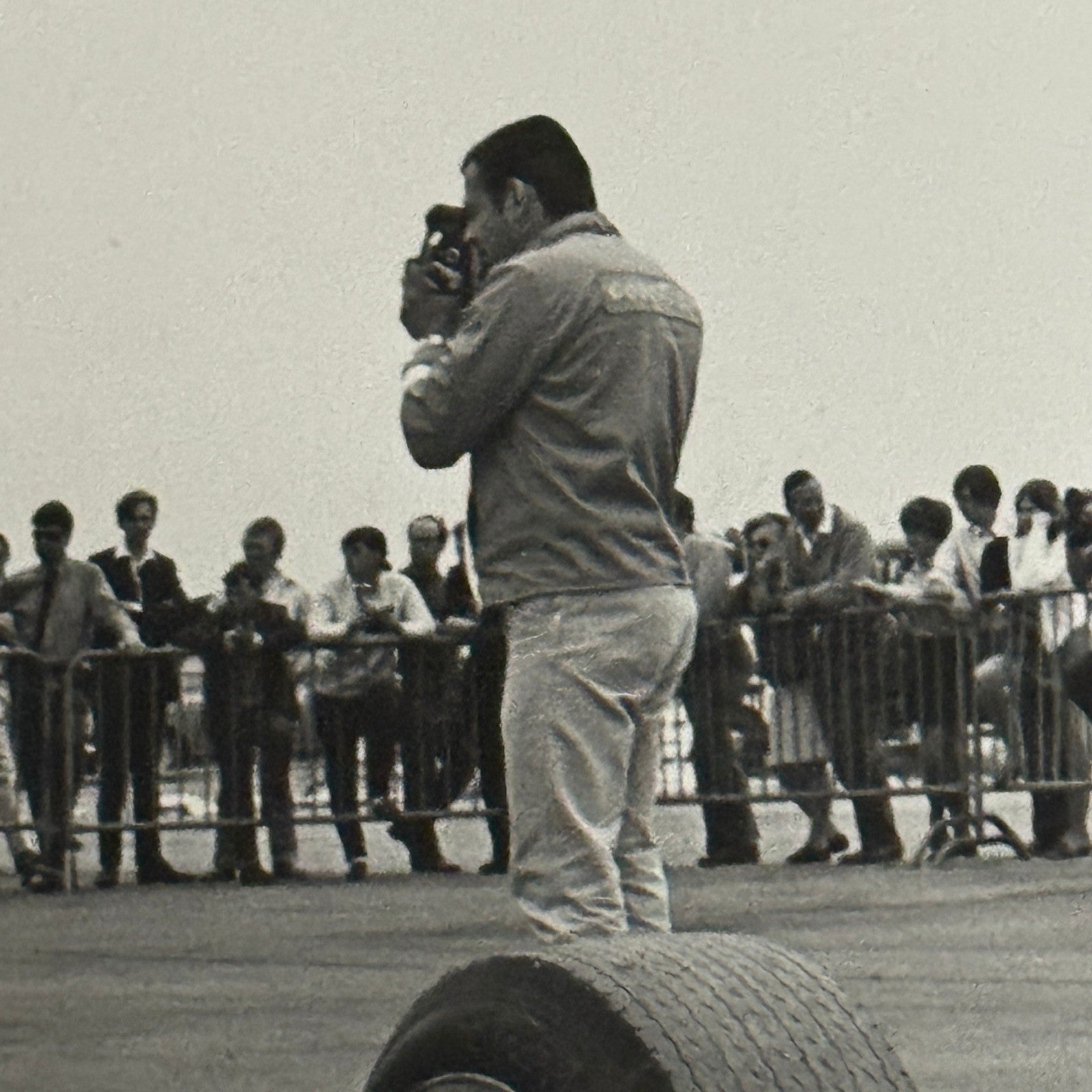 Vintage Racing Photo Denny Hulme McLaren 1969 British Grand Prix Photograph