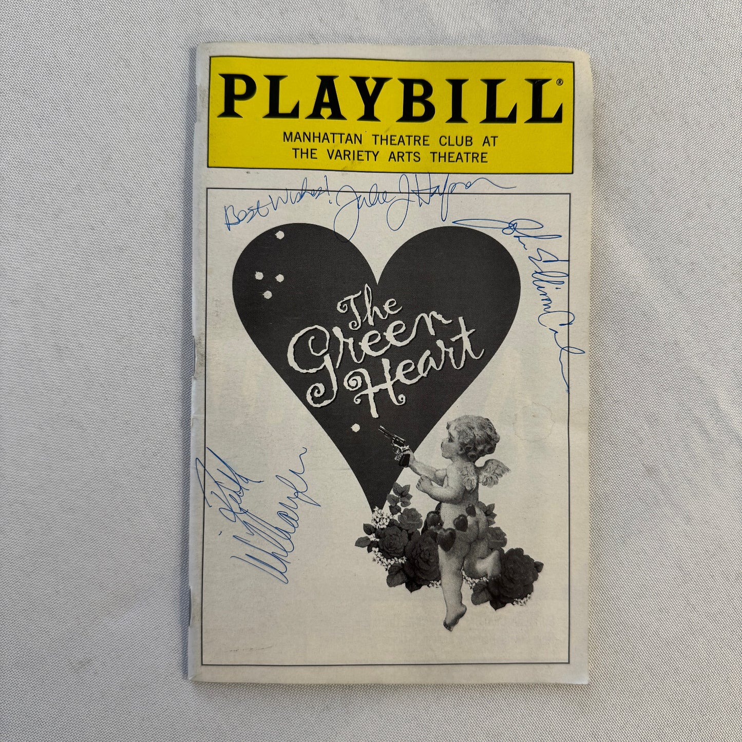 The Queen Heart Cast Signed Playbill 1997 Autographed Julie J Hafner and Others