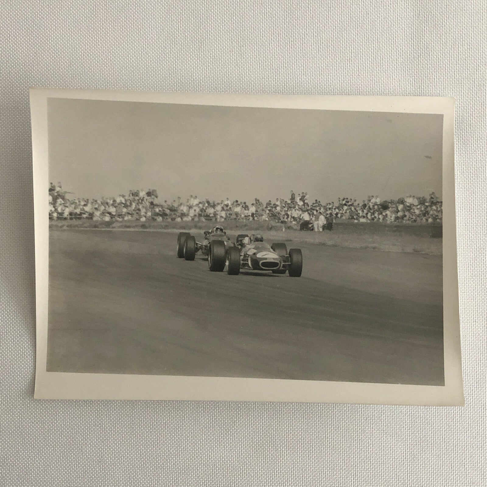 Vintage Grand Prix Racing Car Driver Photo Photograph Print 