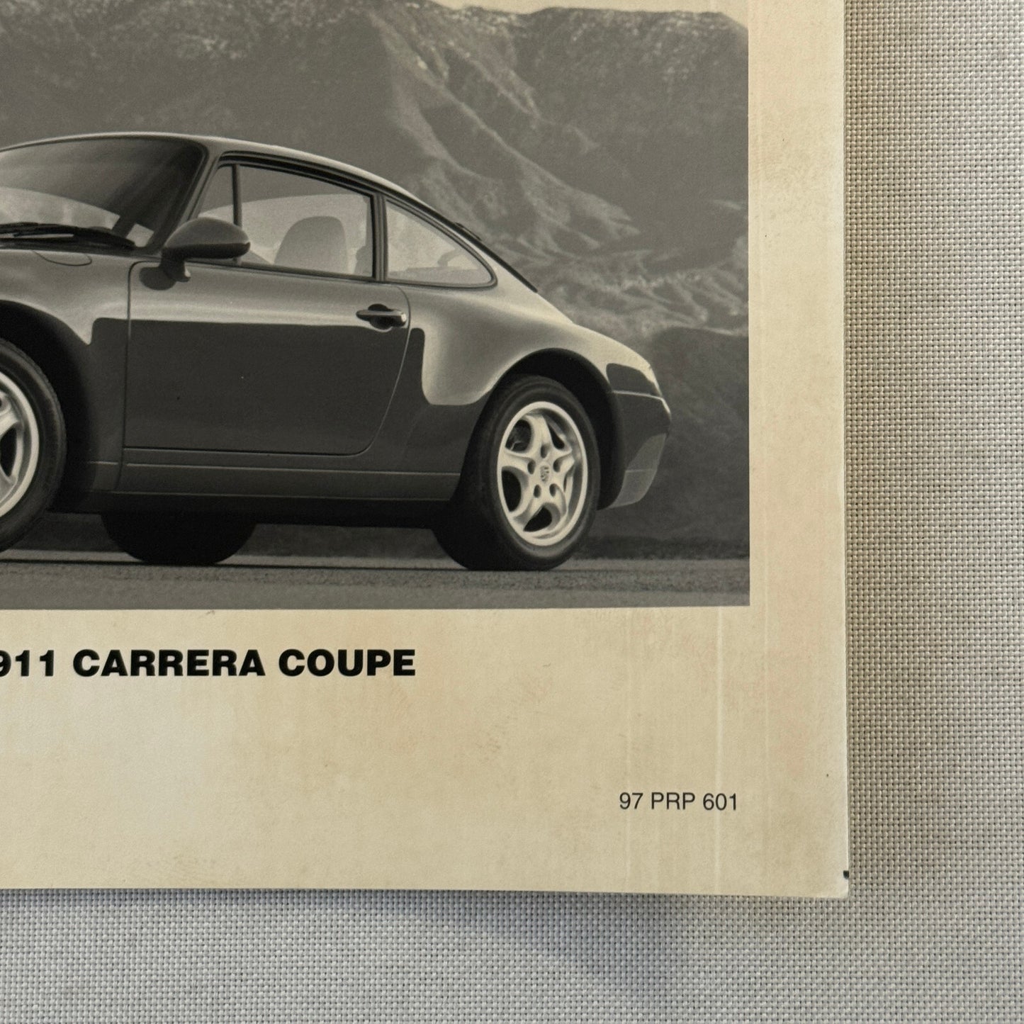 1997 Porsche 911 Carrera Cabriolet 911 Carrera Coupe Factory Press Photo