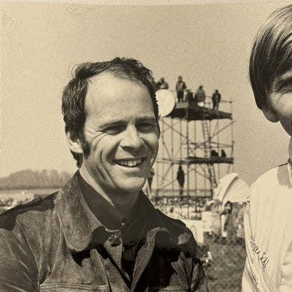 Vintage Racing Photo 1971 Thruxton F2 Race Derek Bell Peter Gethin Motorsport