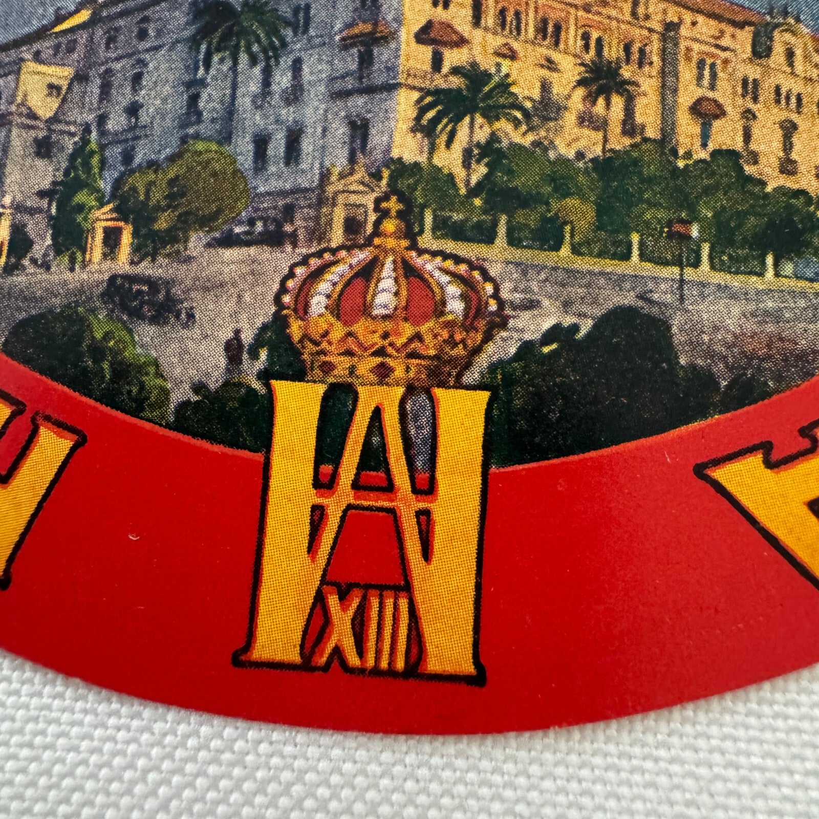Vintage Hotel Alfonso XIIII Sevilla Spain Travel Luggage Label