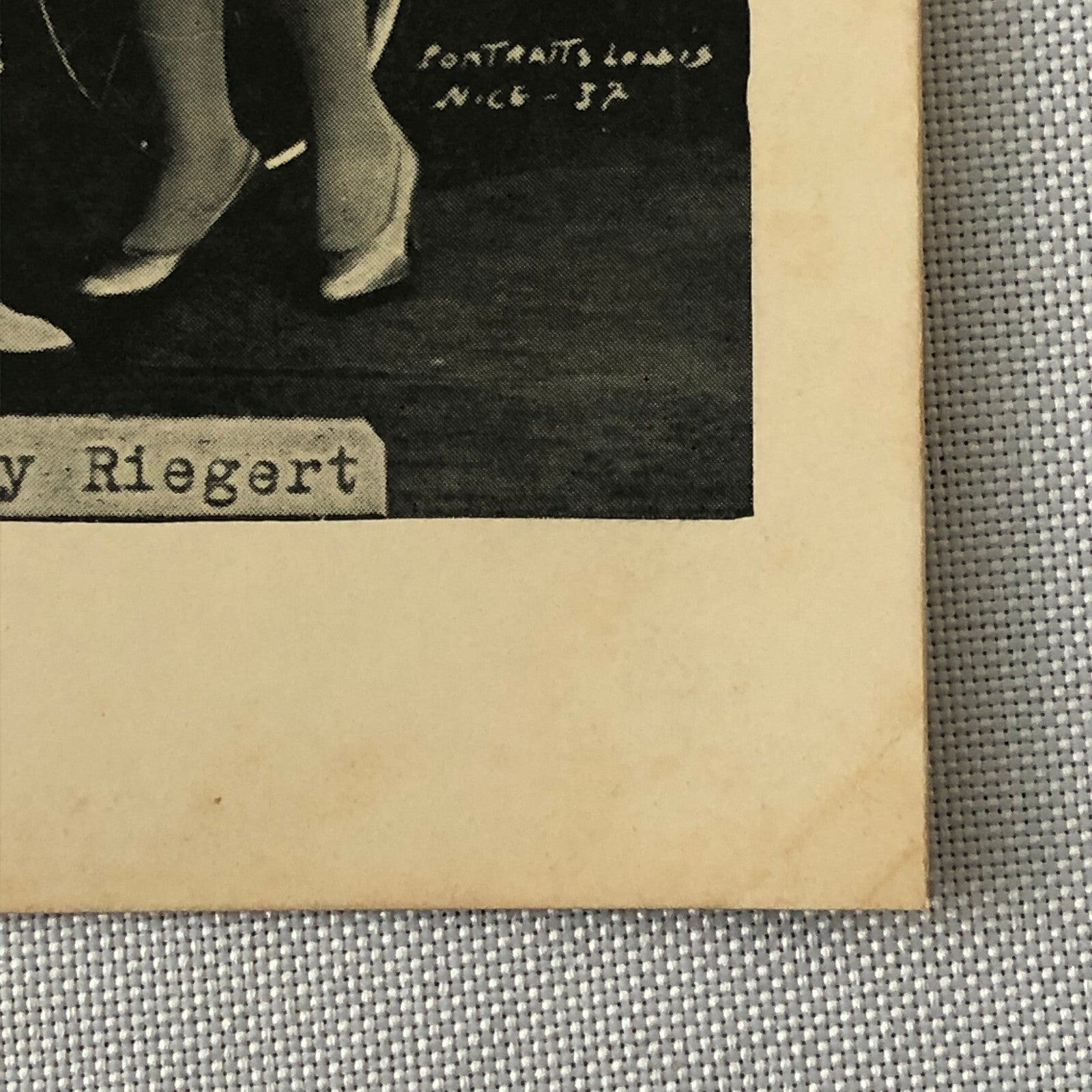 Circus Performers Betty and Otty Riegert Bicycle Acrobat Stunt Photo Photograph