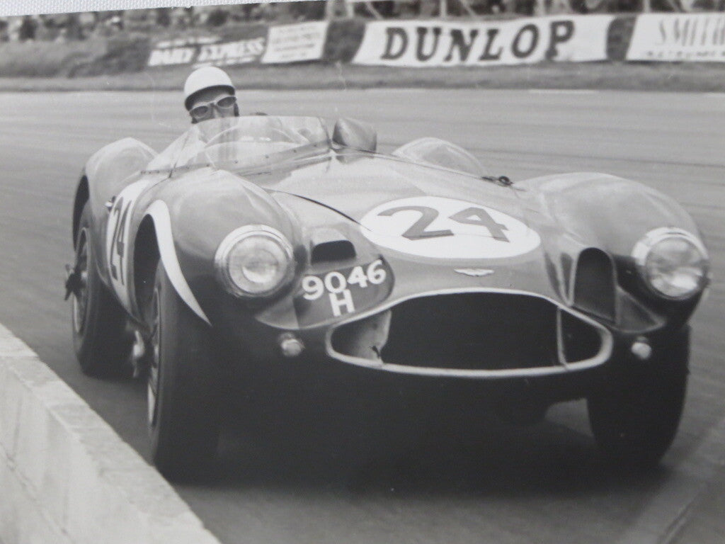 Vintage Racing Car Driver Photograph Photo Image - Stirling Moss Aston Martin ? 