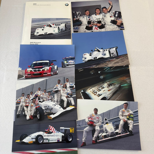 2000 BMW Motorsports Press Kit LeMans ADAC DTC BMW M3 Racing Photos