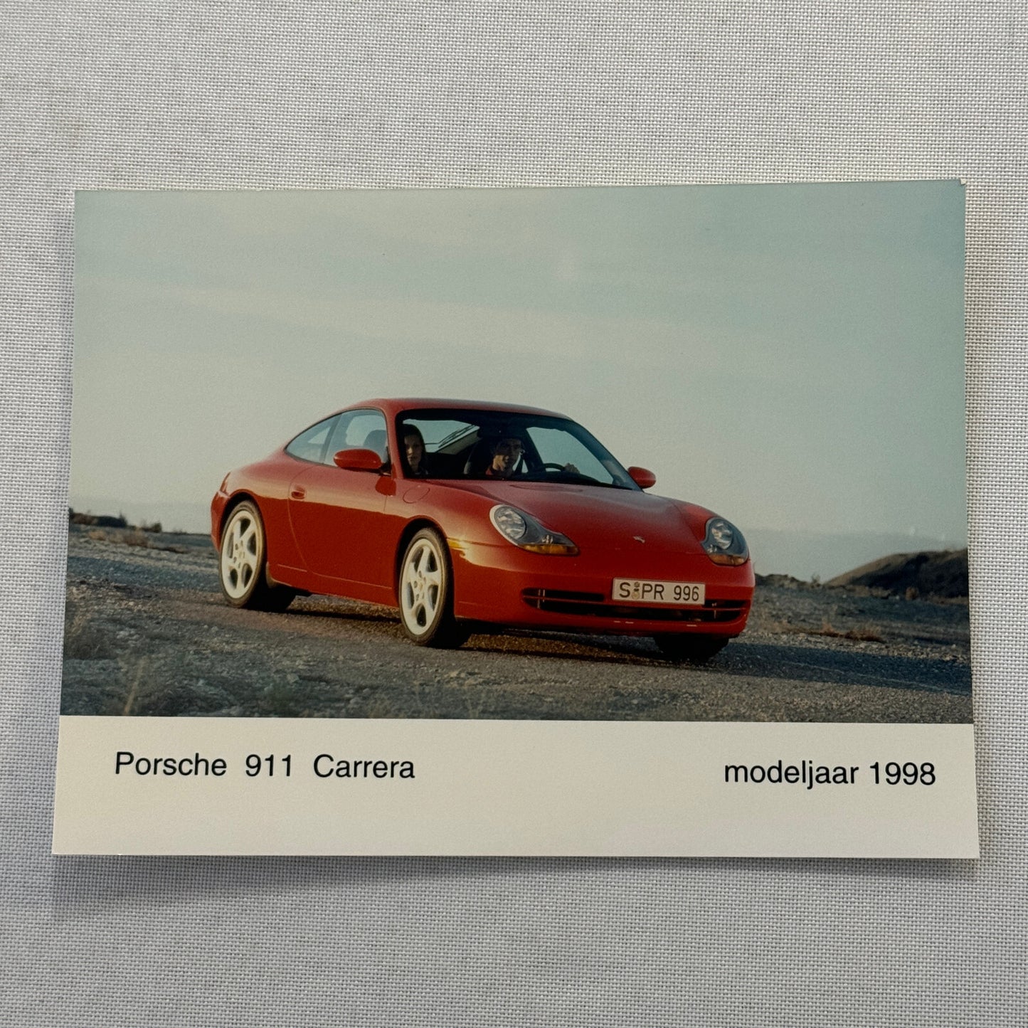 1998 Porsche 911 Carrera Car Factory Press Photo Photograph