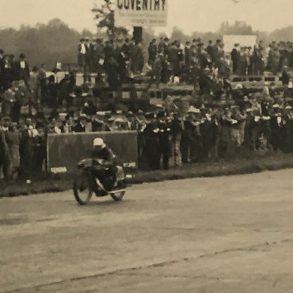 Tazio Nuvolari 1924 Vintage Motorcycle Racing Photo Photograph Monza Bike Race