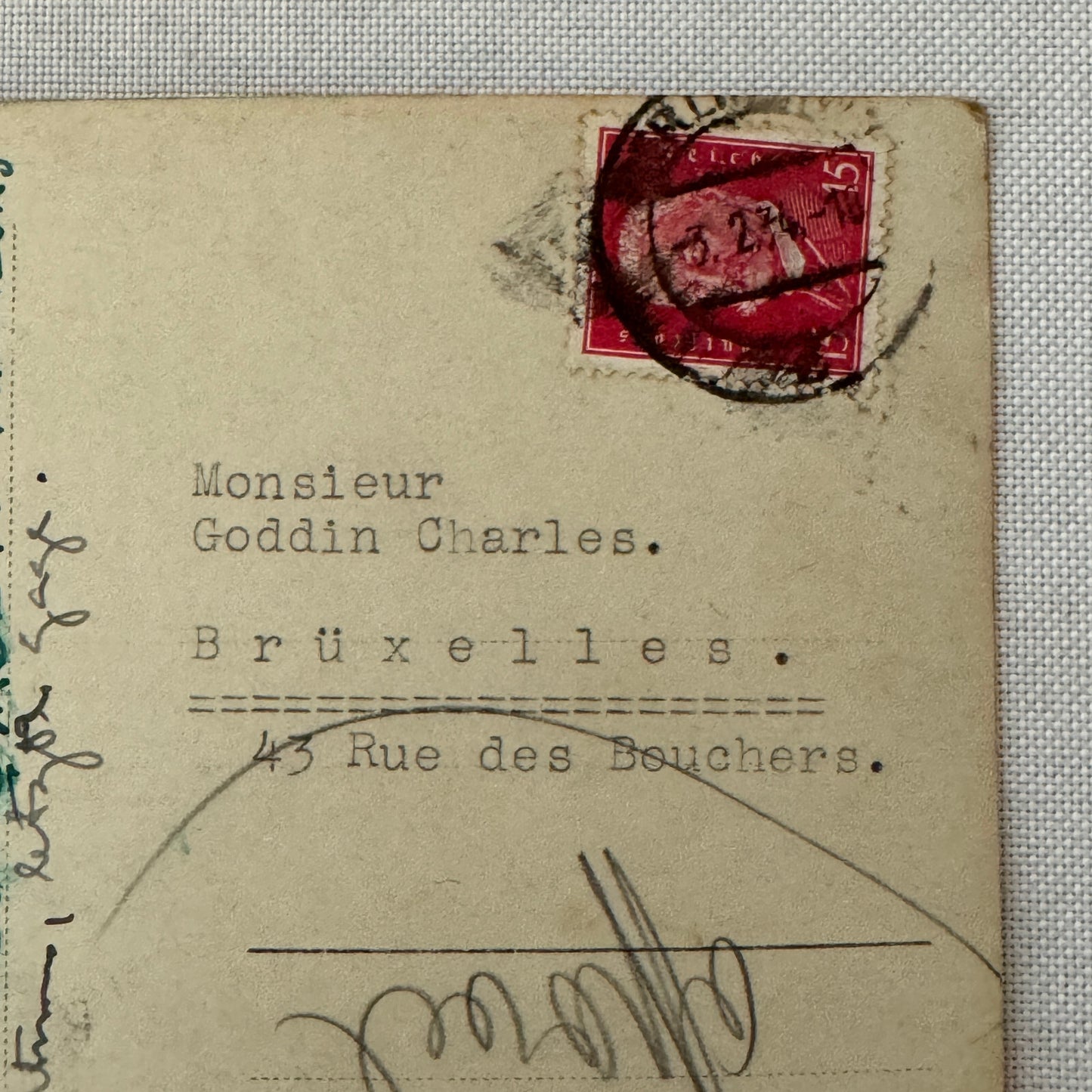 Vintage Roller Skating Act Postcard Post Card Circus The Boomgarden Patineurs