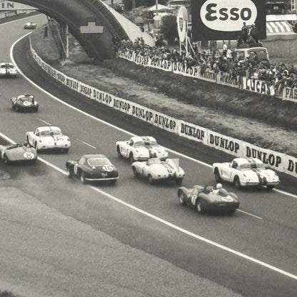 1960 LeMans Racing Photo Photograph Vintage Image Modern Print