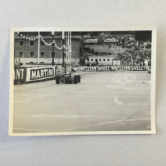 Vintage Grand Prix Car Racing Photo Photograph Print Motorsport Race