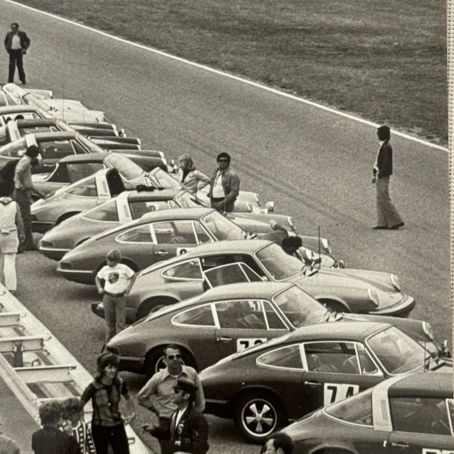 Vintage Porsche Racing Car Photo Photograph Porsche 911 Club Event 1974