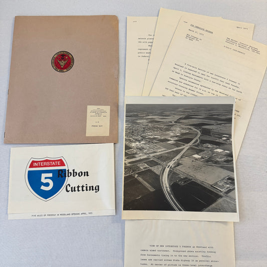 State of California Department of Public Works Interstate Highway 5 Press Kit