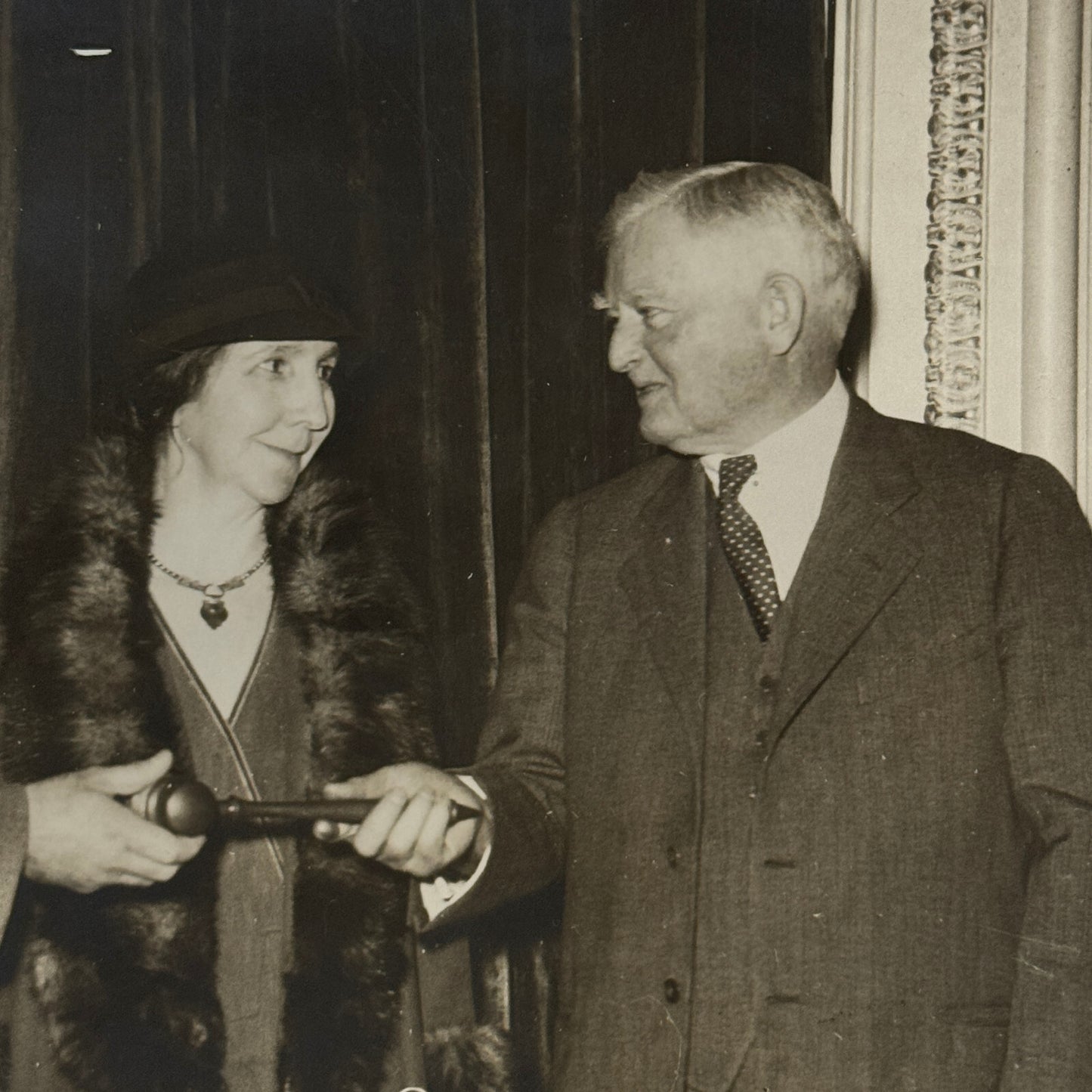 Press Photo Photograph Vice President John Nance Garner Franklin Roosevelt 1933