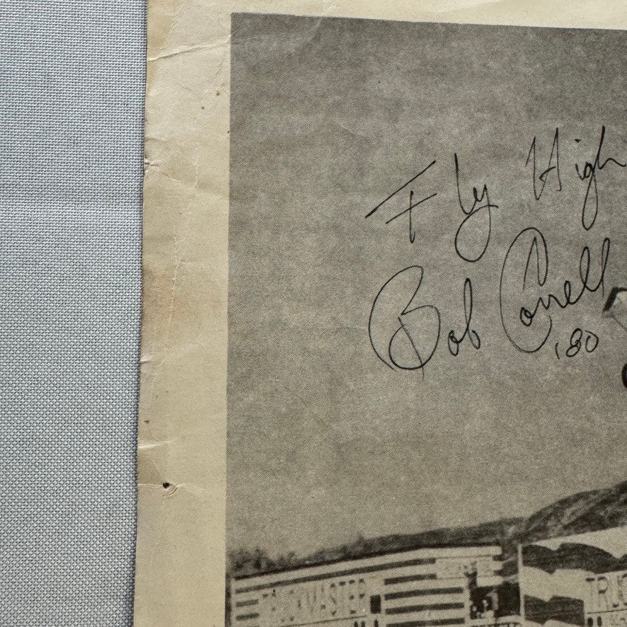 Motorcycle Stunt Man Bob Corell Crazy Correll Autograph Signed Photo Print