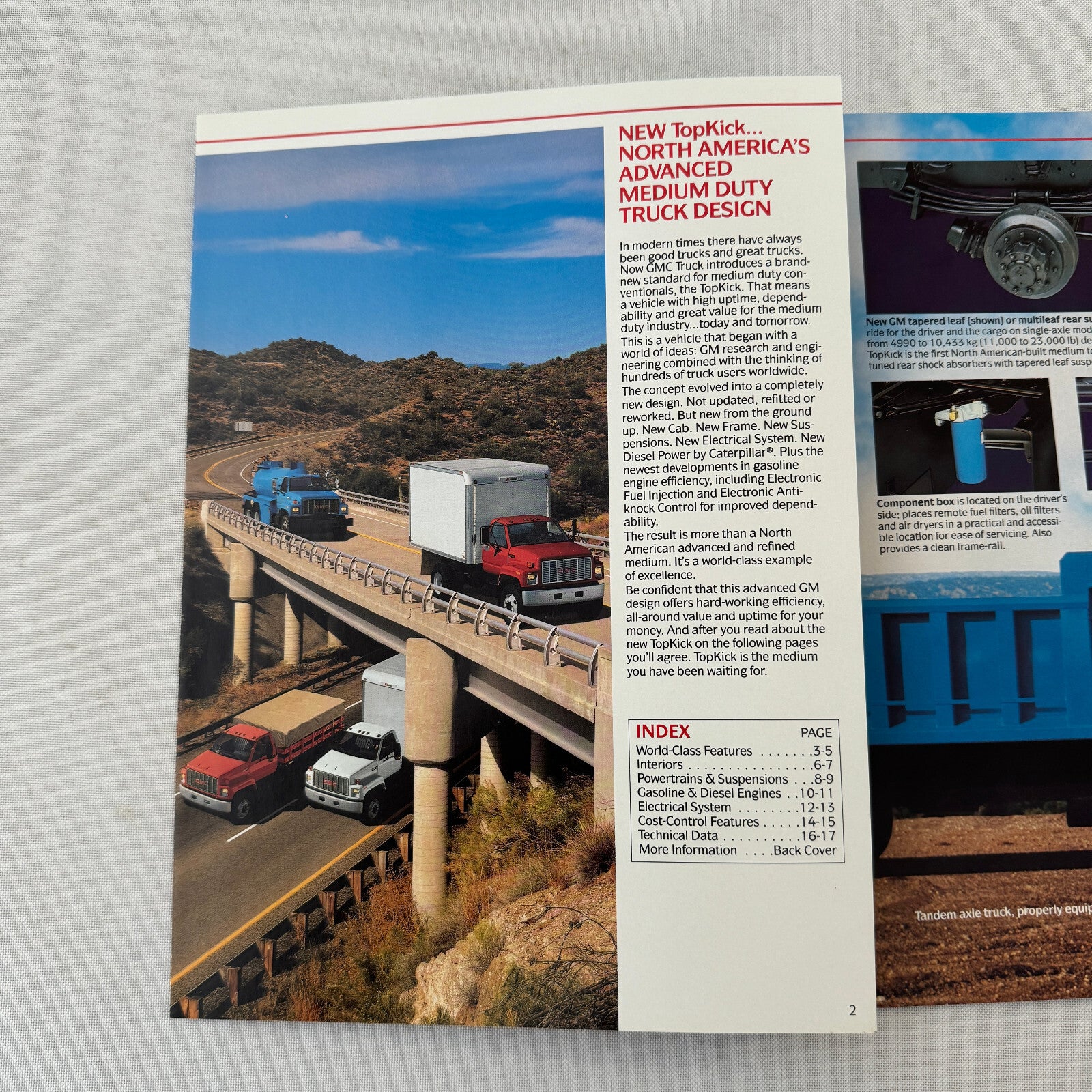 GMC Topkick Truck Sales Brochure Catalog Advertising