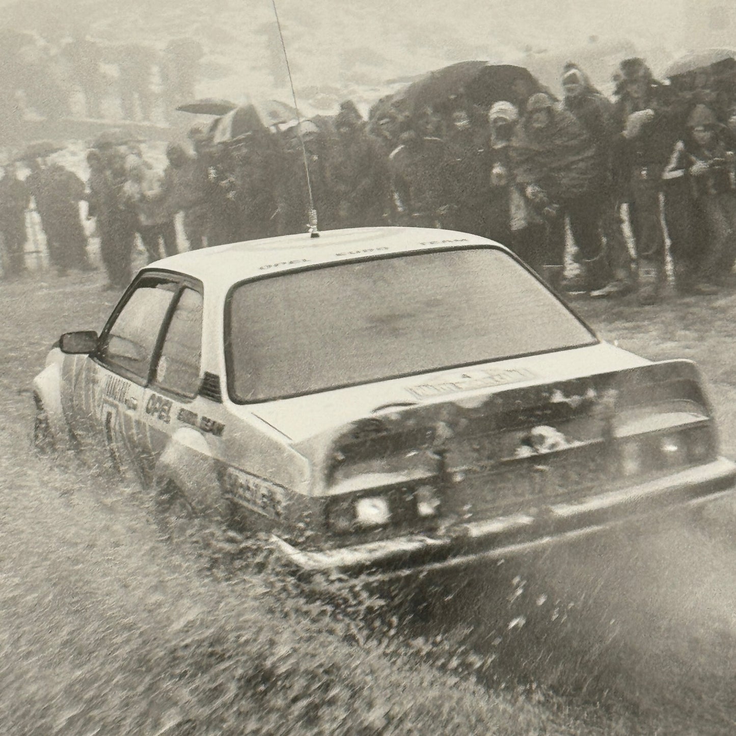 1980 Rallye Monte Carlo Press Photo Photograph DPPI Rally Car