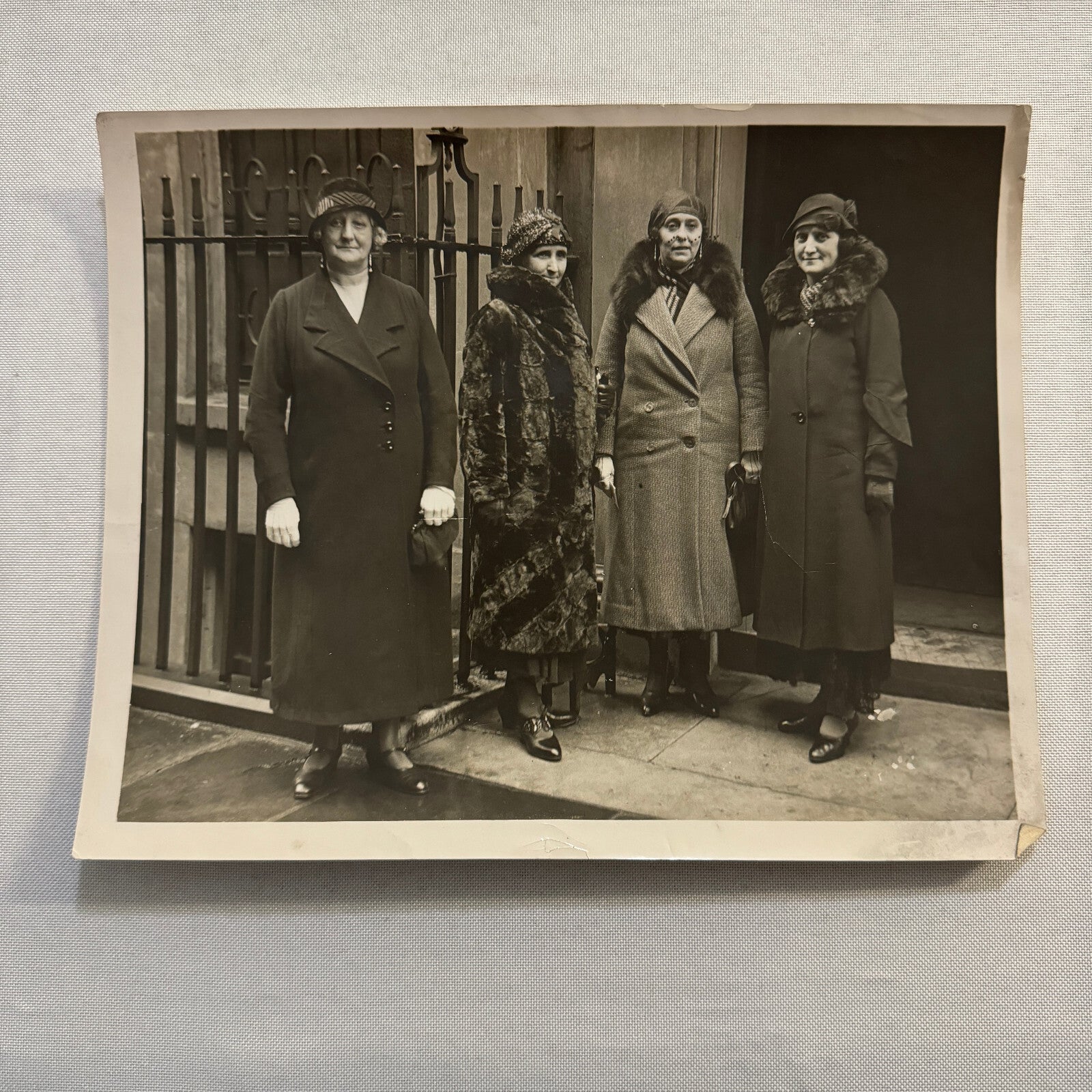 British Bridge Tournament at Downing Street Ladies Press Photo Photograph 1933