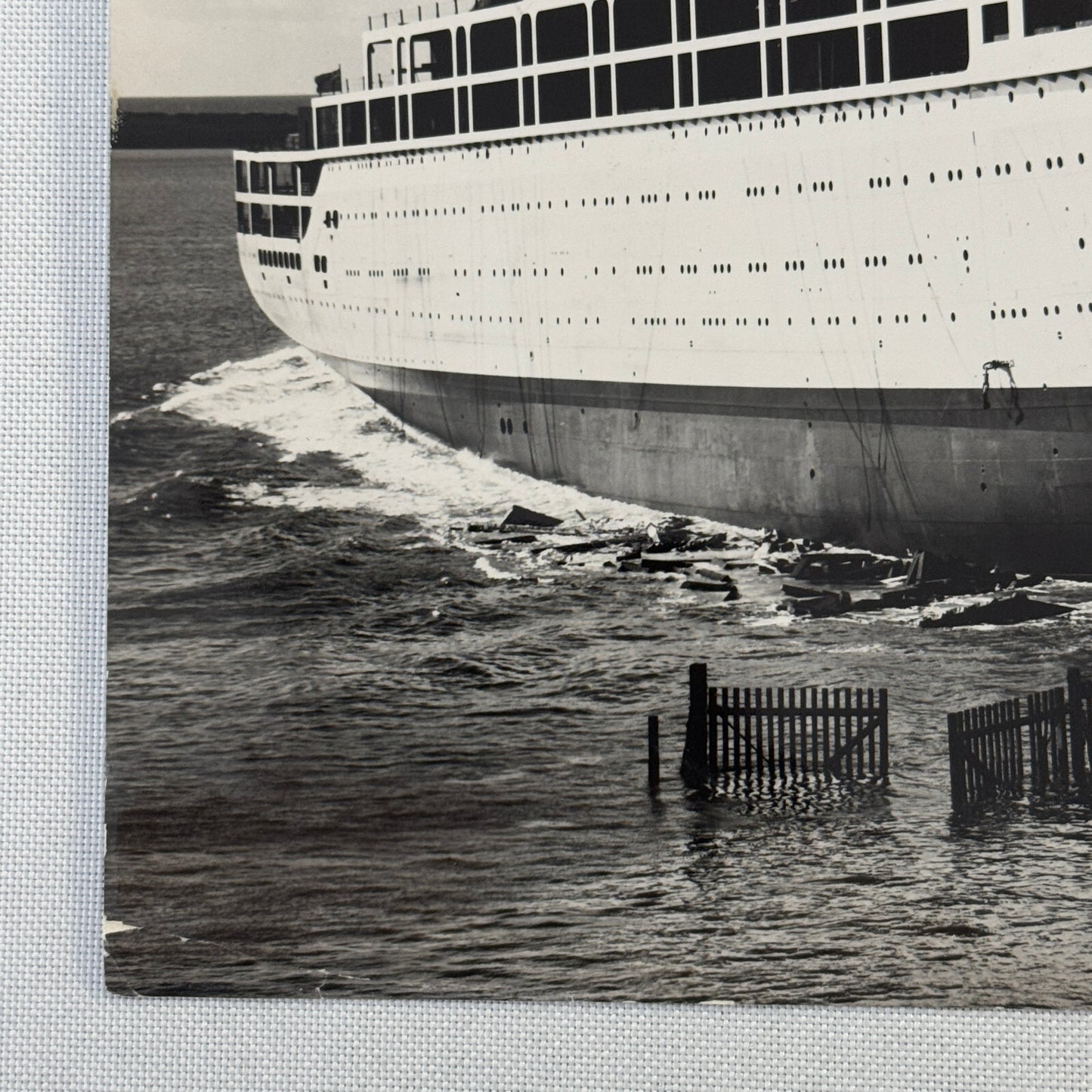 Vintage British Boat Ship Photo Photograph Print RMS Orcades