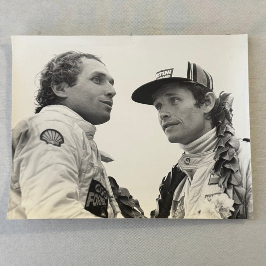 Hans Stuck and Jacky Ickx Racing Driver Photo Photograph Print Motorsport Race