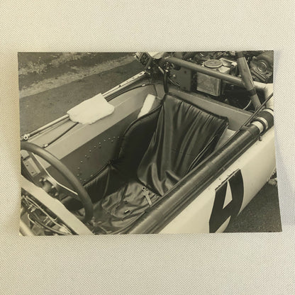 Vintage Racing Car Driver Photo Photograph Print