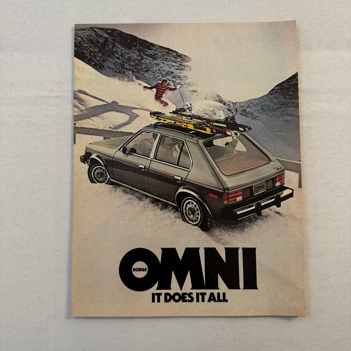 1978 Dodge Omni Car Sales Brochure Catalog Vintage Advertising