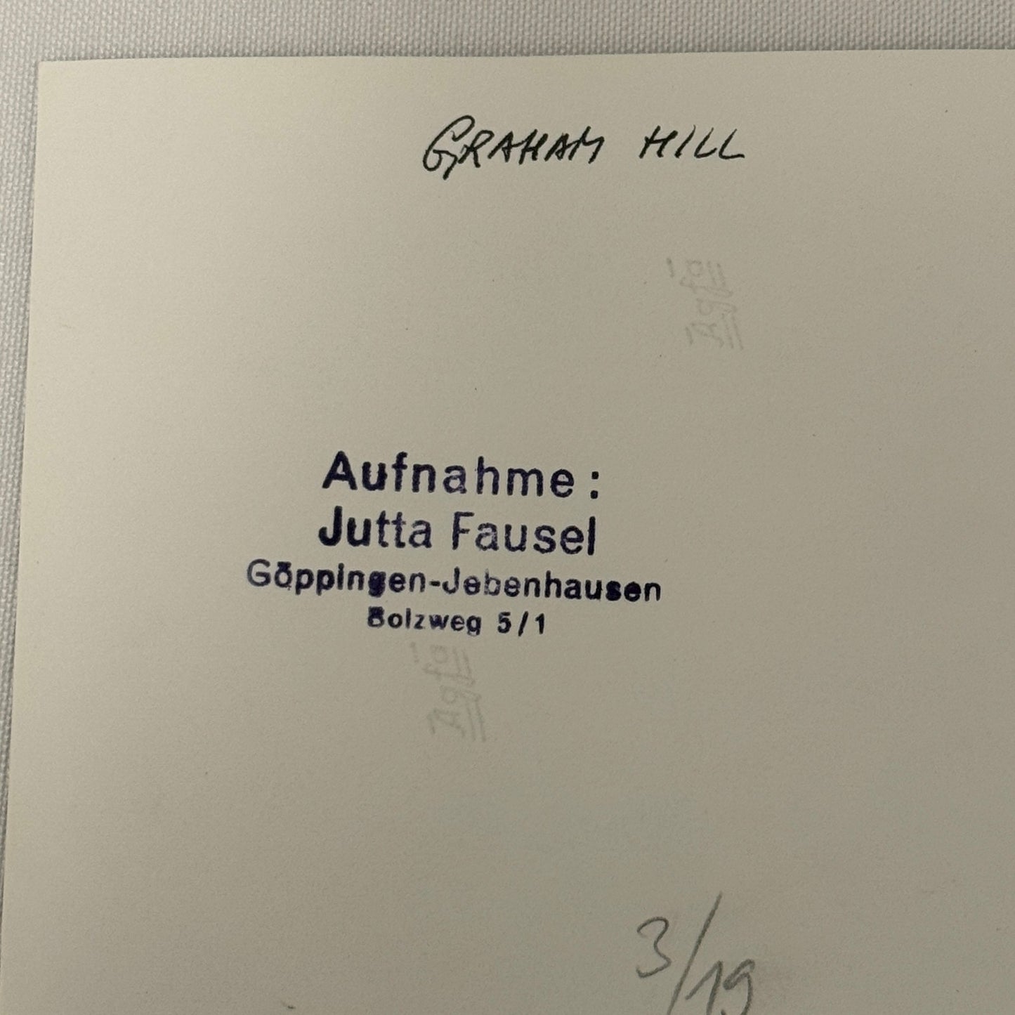 Vintage Racing Photo 1971 Austrian Grand Prix Graham Hill Motorsport Photograph