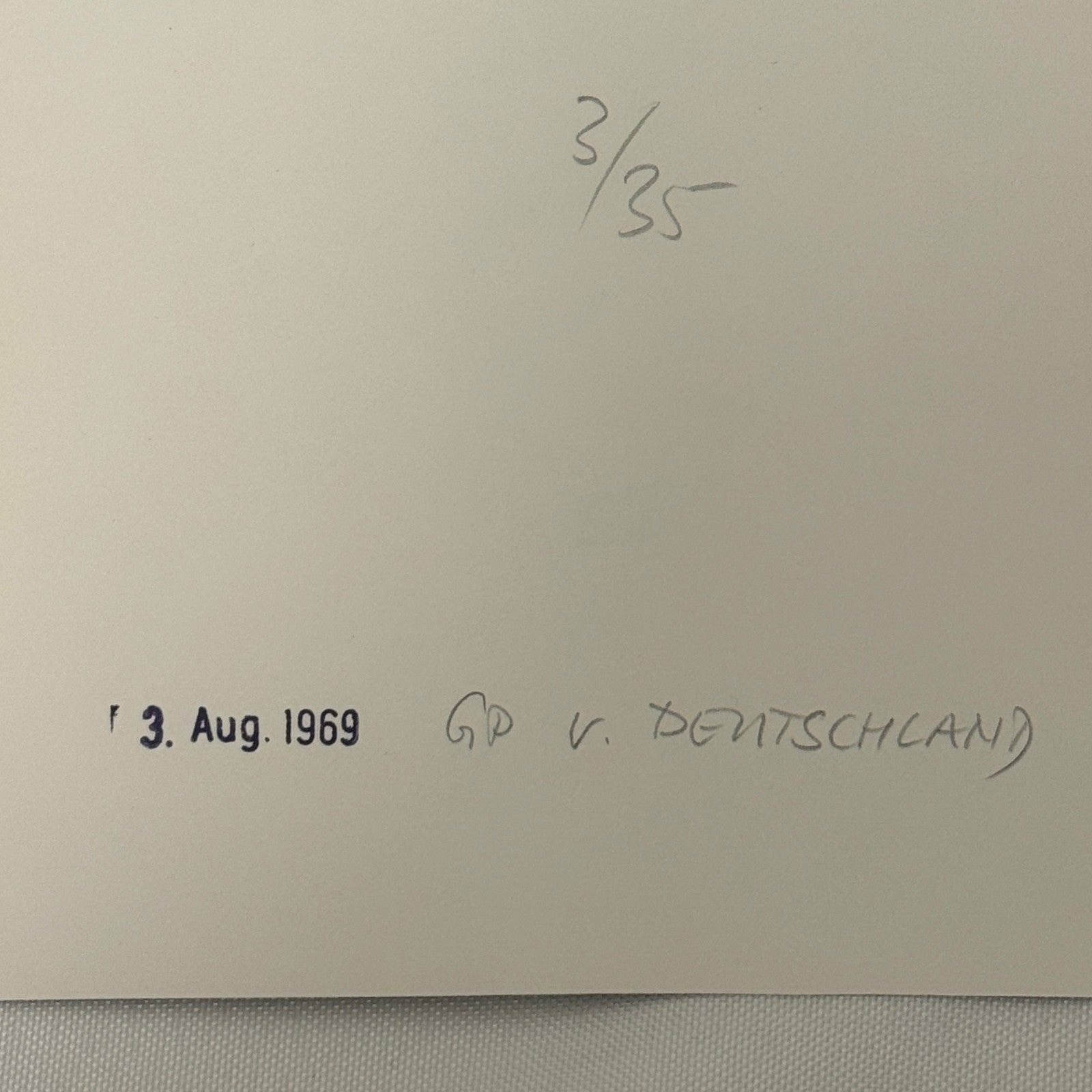 Vintage Racing Photo 1969 German Grand Prix Graham Hill Marianne Koch Motorsport