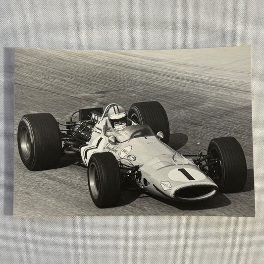 Vintage Racing Photo Photograph Denny Hulme Ford Car Motorsport Denis Hulme