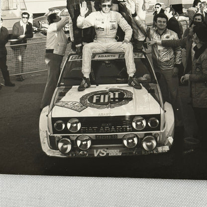 1980 Rallye Monte Carlo Press Photo Photograph DPPI Fiat 131 Abarth Car
