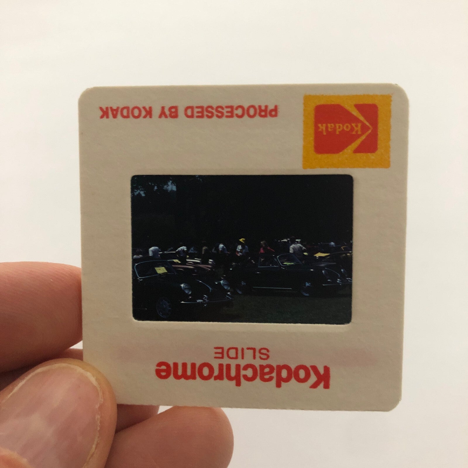 Porsche 356 35mm Photo Slide Vintage 1981