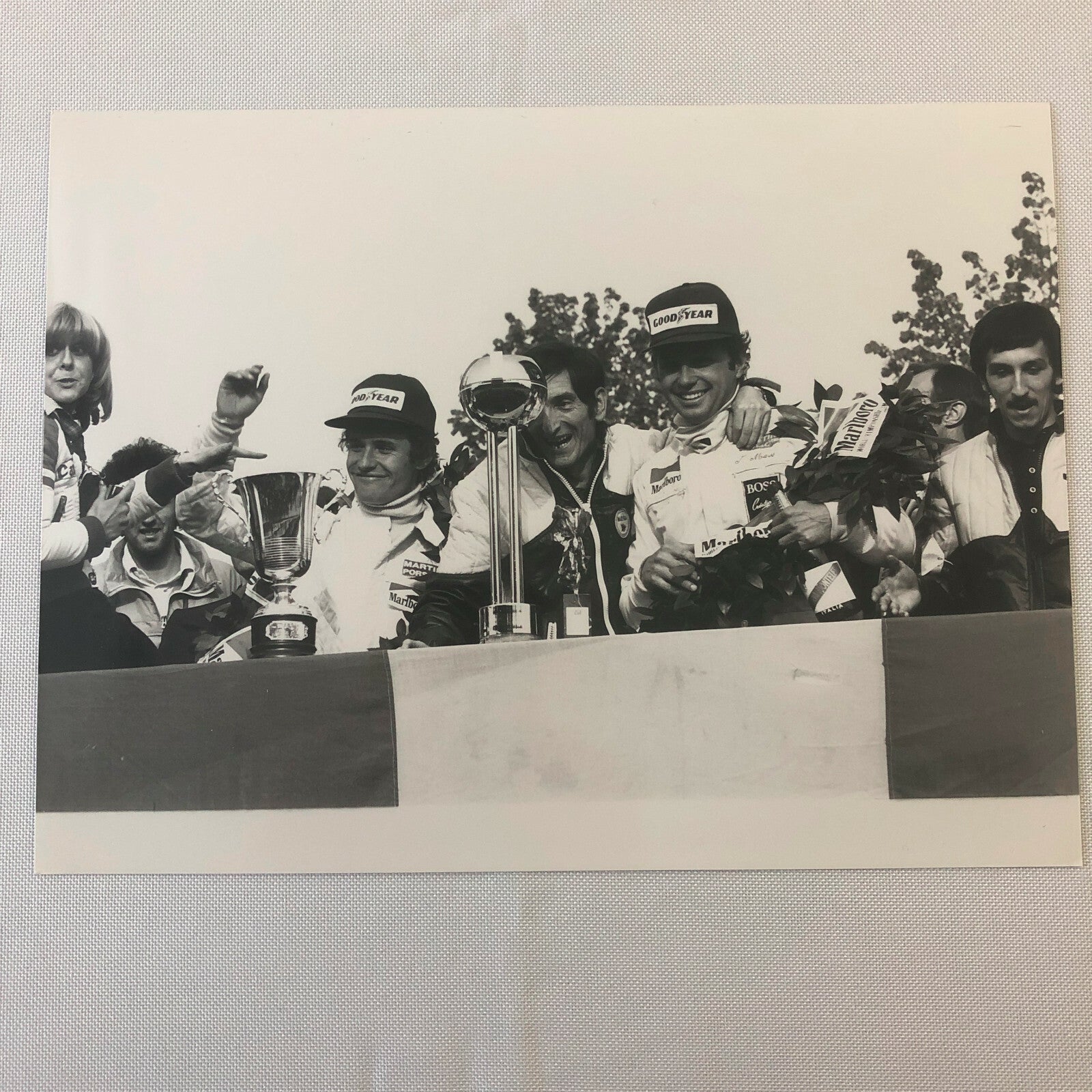 Vintage Racing Photo Photograph 1976 1000KM Monza Racing Drivers Win 