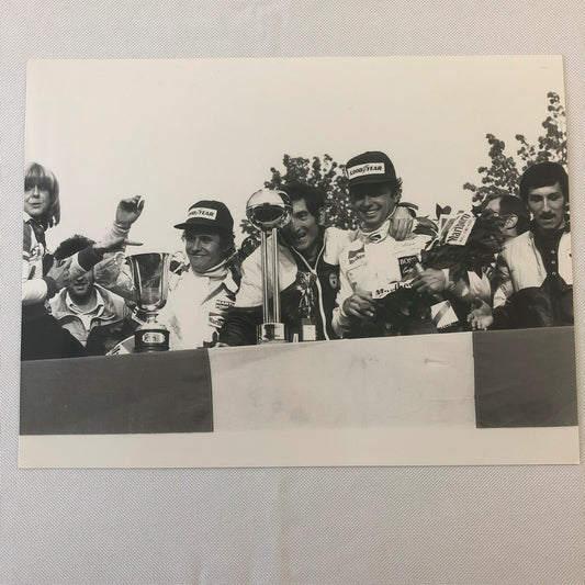 Vintage Racing Photo Photograph 1976 1000KM Monza Racing Drivers Win 