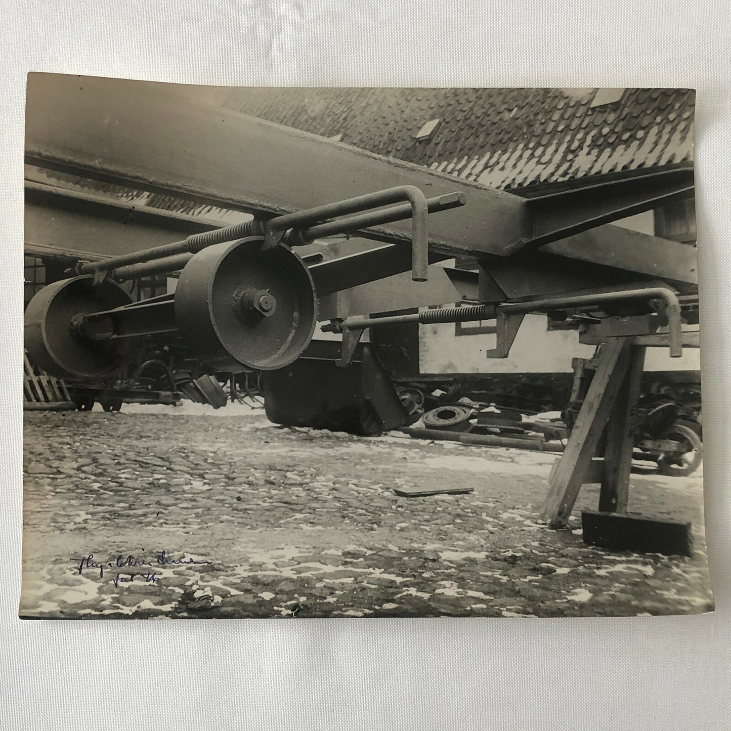 Antique Vintage Factory Company Photo Photograph Lot of 5 ERGO Trailer Denmark 