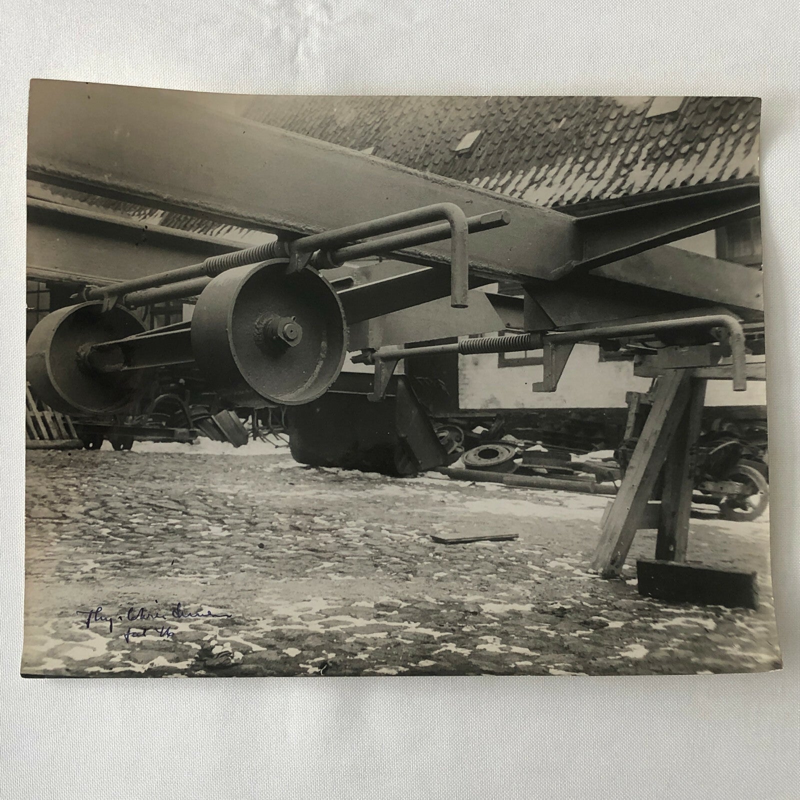 Antique Vintage Factory Company Photo Photograph Lot of 5 ERGO Trailer Denmark 