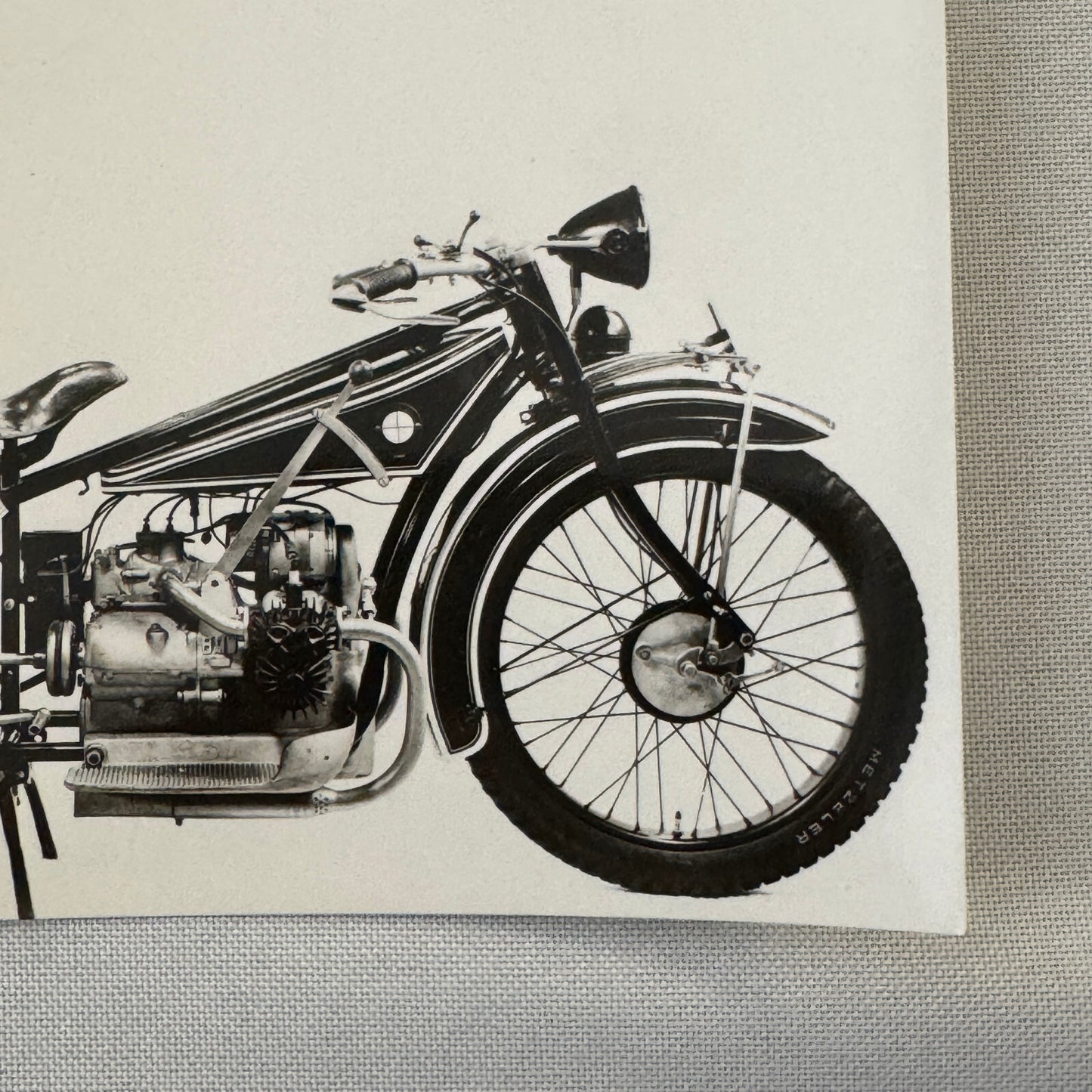 BMW R32 Motorcycle Factory Press Photo Photograph Werkfoto