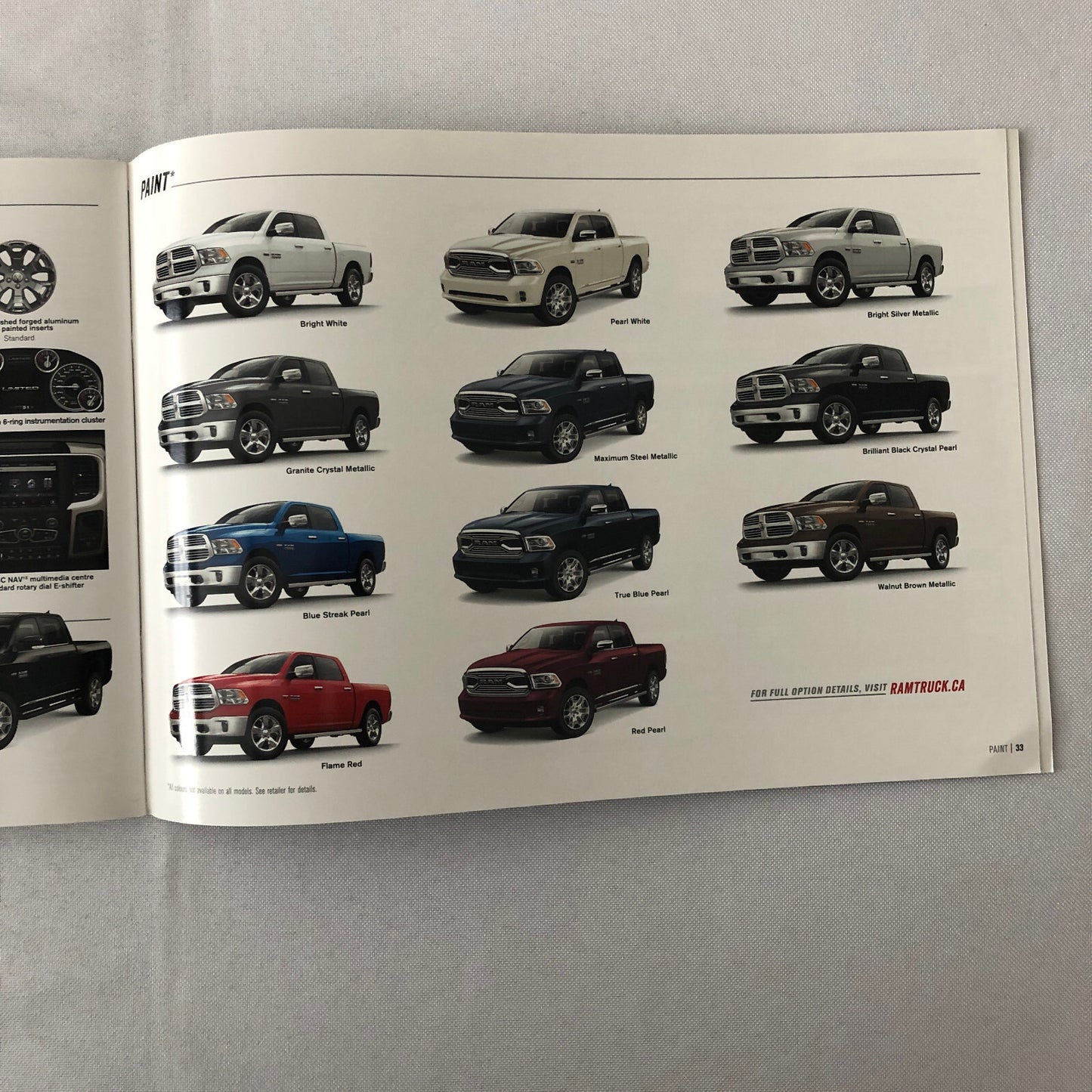 2018 Dodge Ram Pickup Truck Sales Brochure Catalog Big Horn Harvest Rebel ST +
