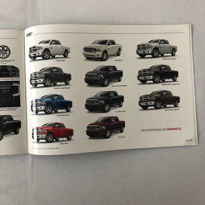 2018 Dodge Ram Pickup Truck Sales Brochure Catalog Big Horn Harvest Rebel ST +