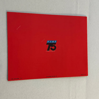 1974 Fiat Sports Car Sales Brochure Catalog 124 Sport Spider X1/9 X19 Sport L