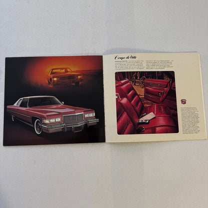 1975 Cadillac Sales Brochure Eldorado Coupe De Ville Fleetwood Brougham DeVille