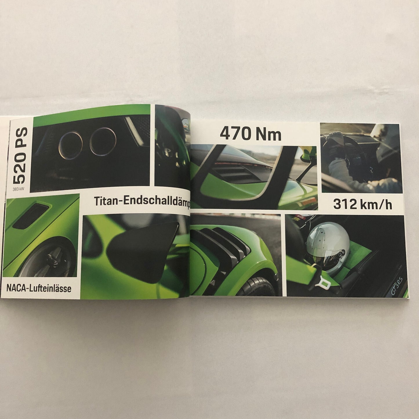 Porsche 911 GT3 RS Sales Brochure Catalog Hardbound Book Porsche GT3RS GERMAN