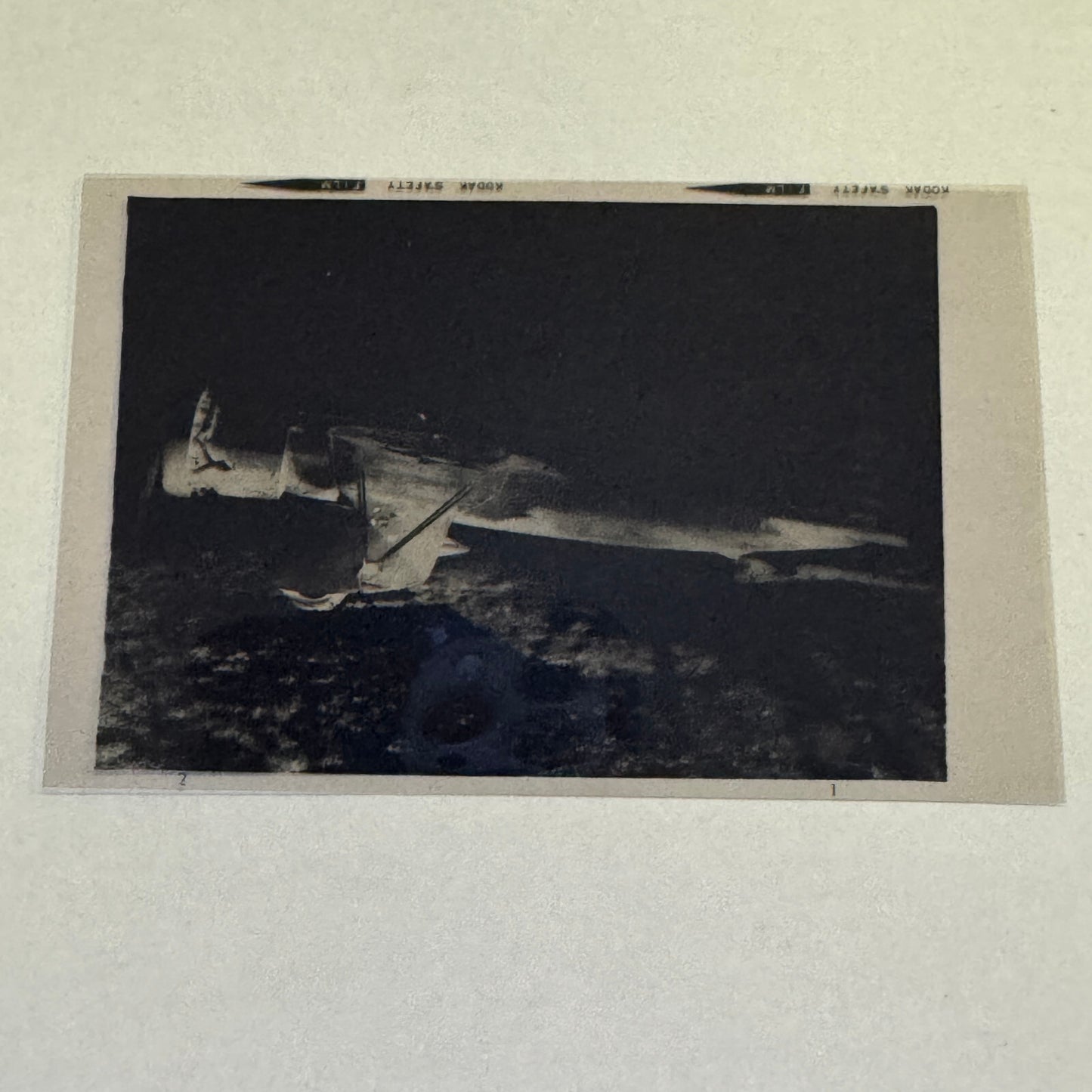 Vintage Photo Negative Curtiss YA-10 Airplane Plane Curtiss YA10 YA 10