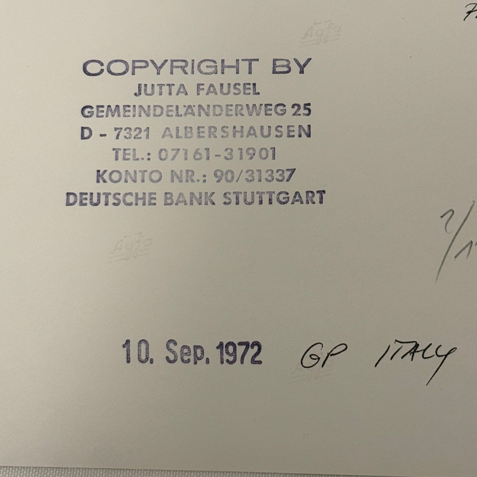 Vintage Racing Photo 1972 Italian Grand Prix Race Mike Hailwood Pat Surtees