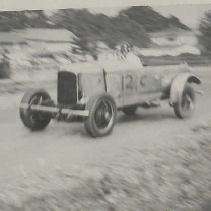Vintage Racing Photo Vauxhall Car Motorsport Photograph Snapshot