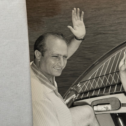 Juan Manuel Fangio Retirement Vacation Holiday Italian Press Photo F1 Racing