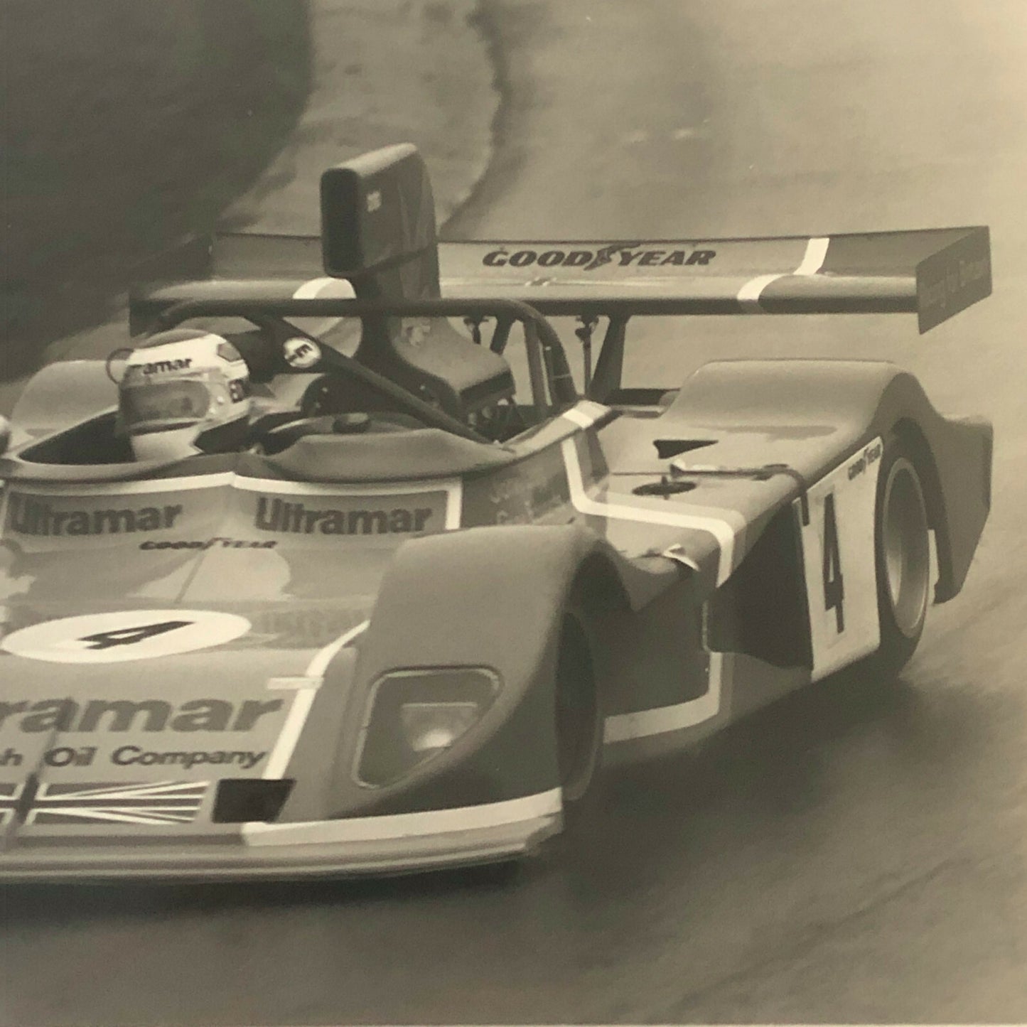 Vintage Racing Photo Photograph 1976 300KM Nurburgring March 76S Ford Car 