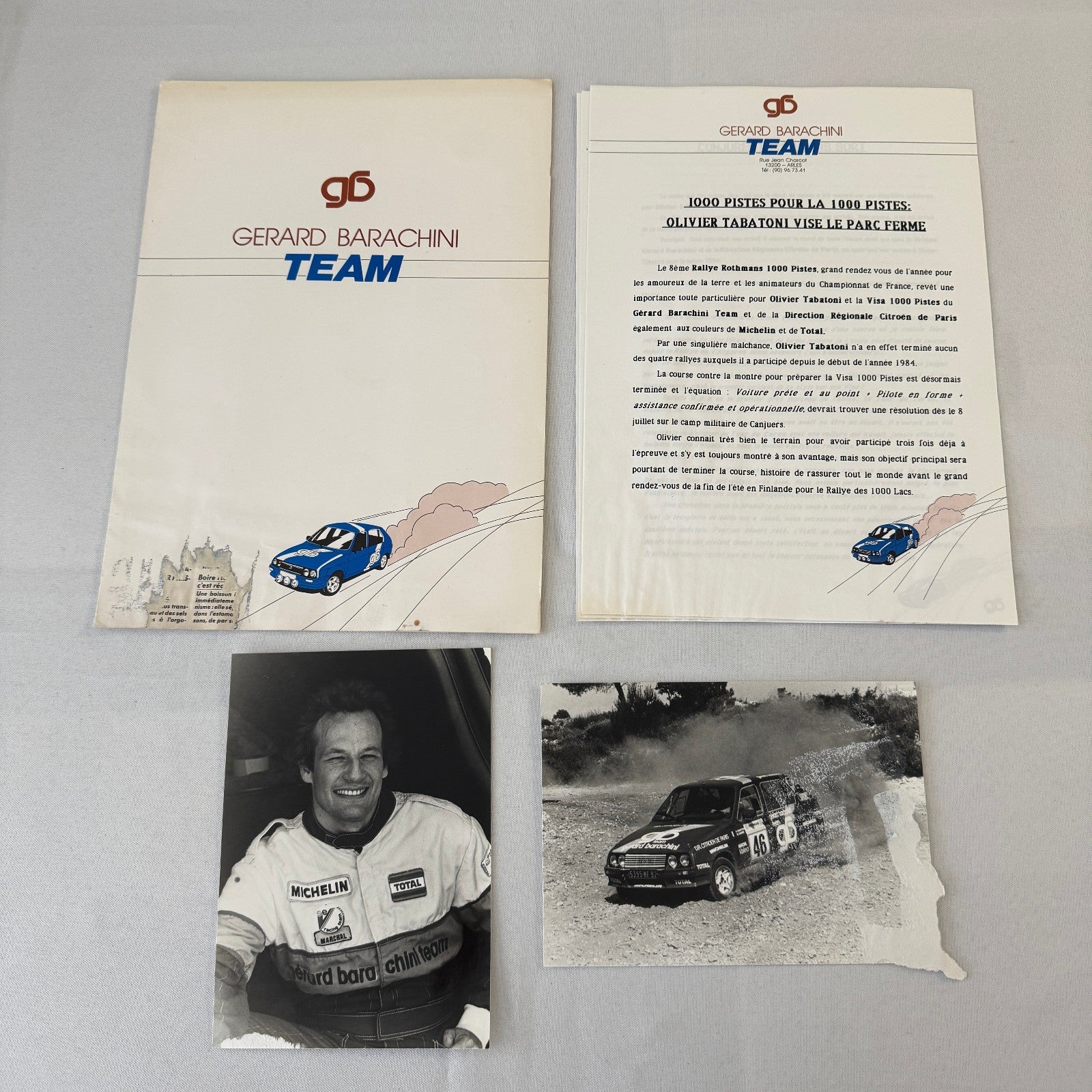 Gerard Barachini Racing Team Rally Rallye Press Kit Photos FRENCH