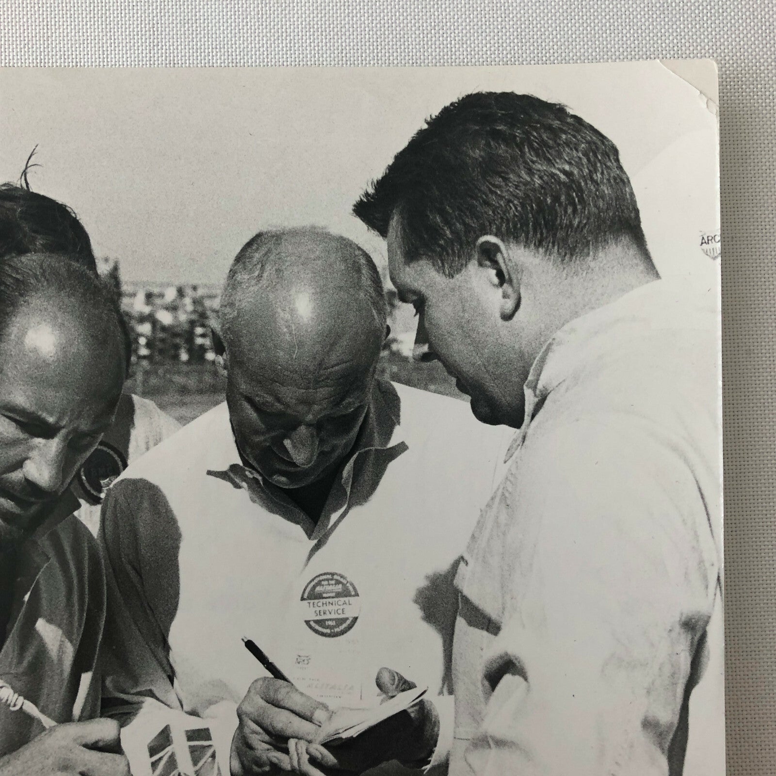 Vintage Stirling Moss Racing Driver Photo Photograph - Racing Manager 